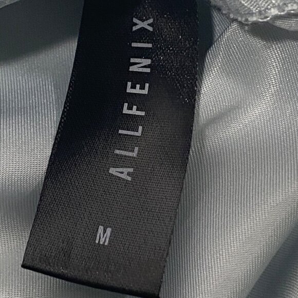 Allfenix Mens Light Blue gray Swim Shorts W/ Elastic Waist & Drawstring Size M - Picture 7 of 11